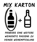 Mix Karton: The King 2014 Rotweincuvée & Die Gefährten 2017